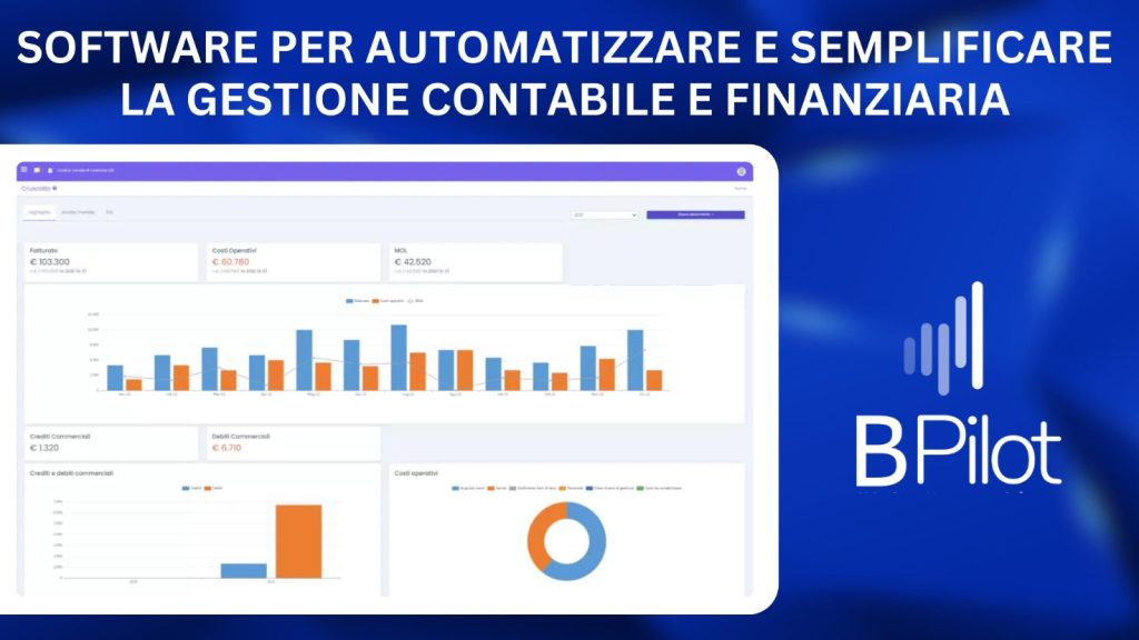 schermata generata dal software BPIlot Dashboard riepilogativa con grafici esplicativi